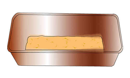鉢底石なぞを入れる